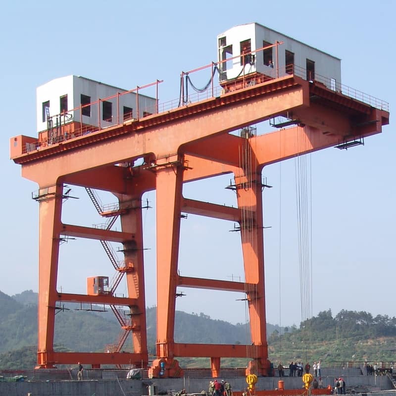 WEIHUA Dam Floodgate Gantry Hoist Crane